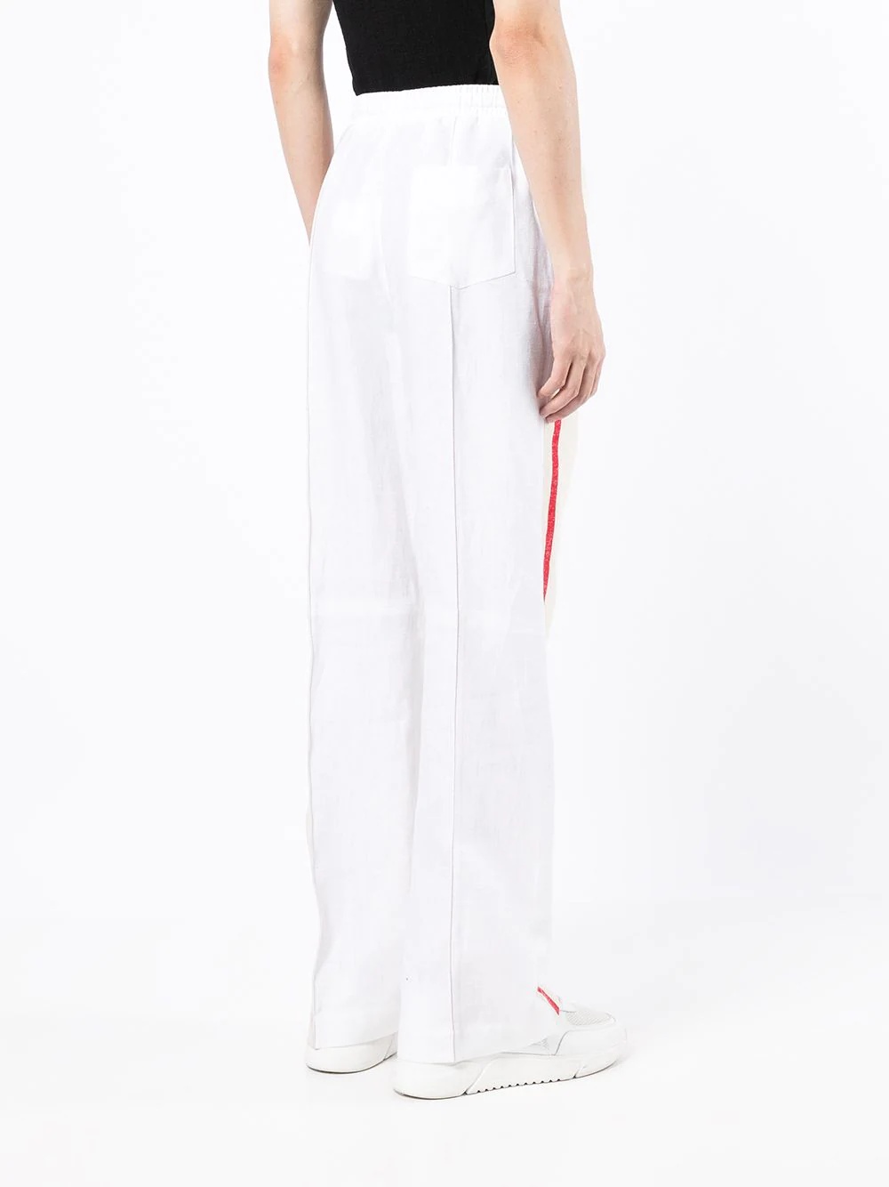 side-stripe track pants - 4