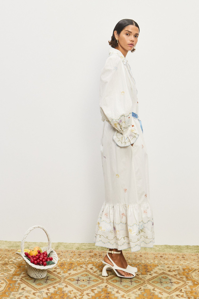 Giulia Embroidered Midi Dress 3