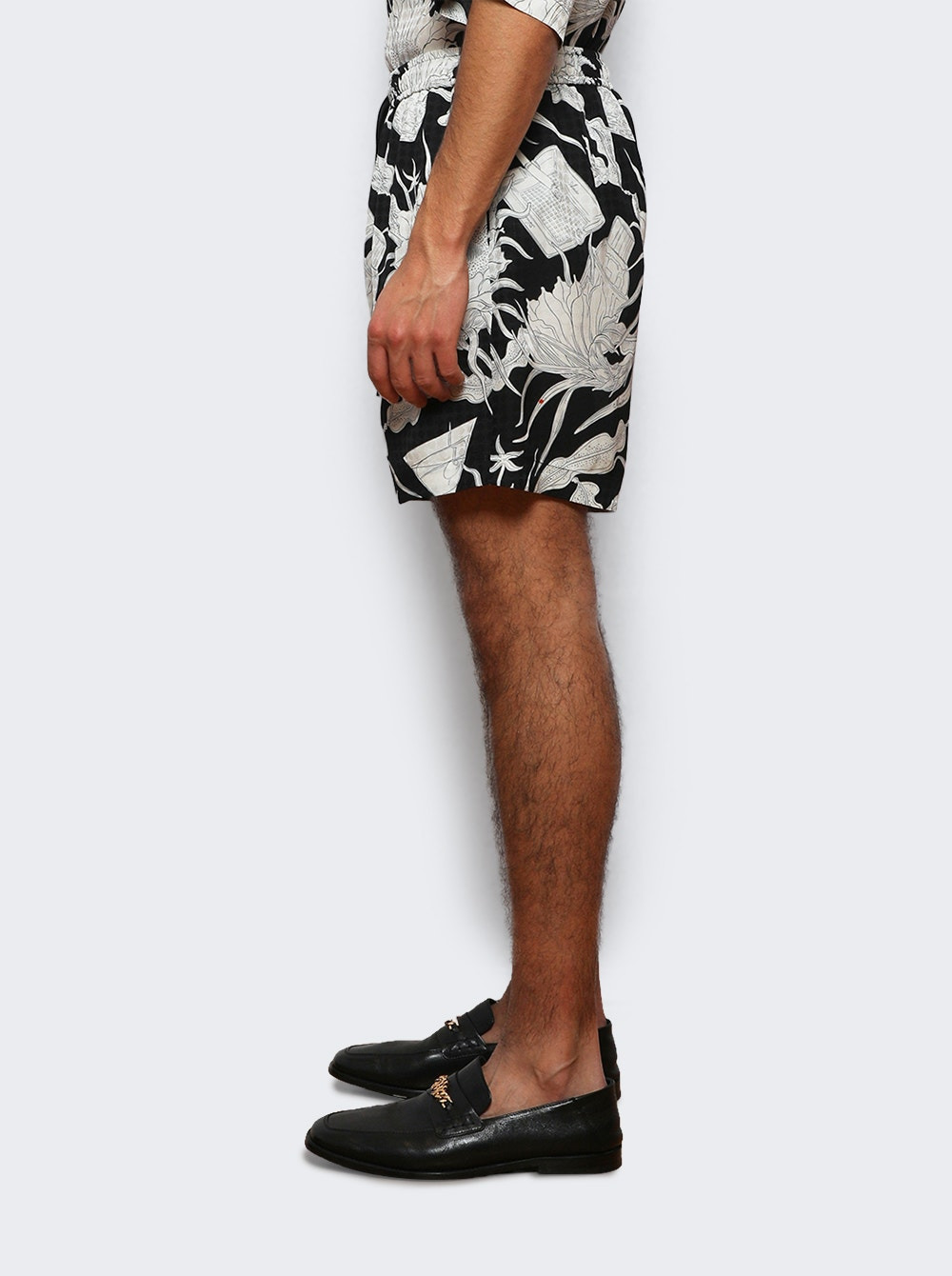 Floral Short Black - 3