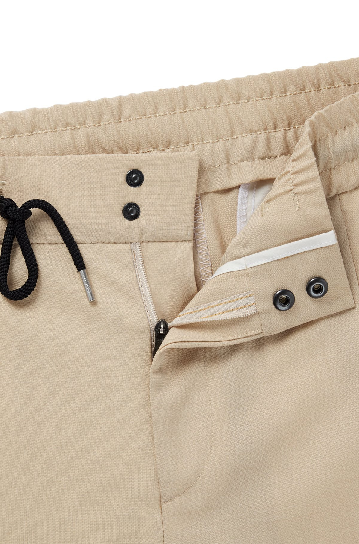 SLIM-FIT TROUSERS IN MOHAIR-LOOK DOBBY - 6