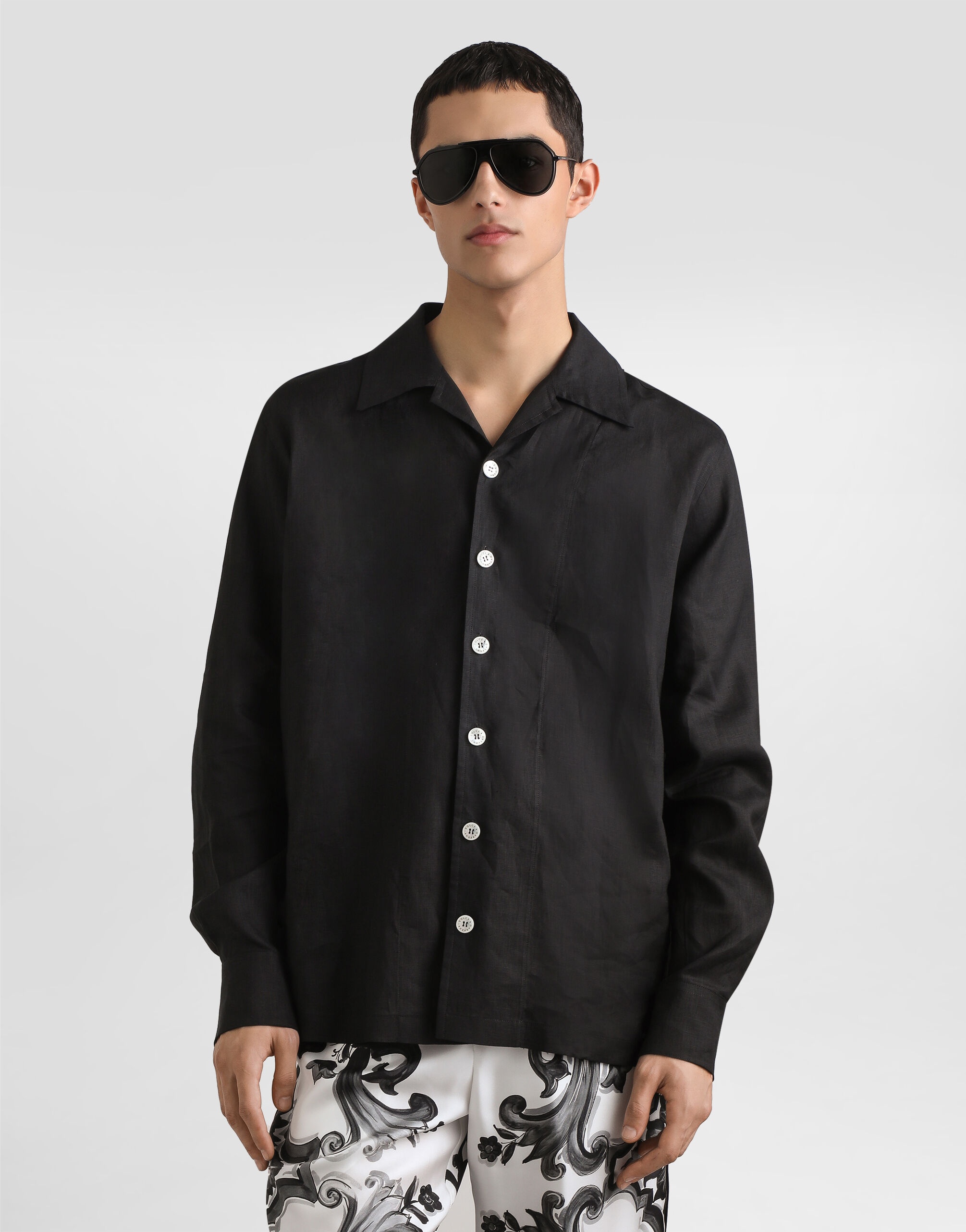 Hawaii linen canvas shirt - 4