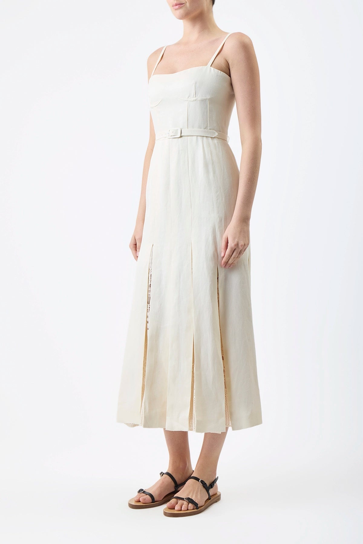 Godard Dress in Linen - 3