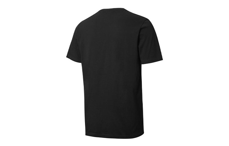 PUMA PUMA logo Printing Round Neck Short Sleeve Black 587581-01 outlook
