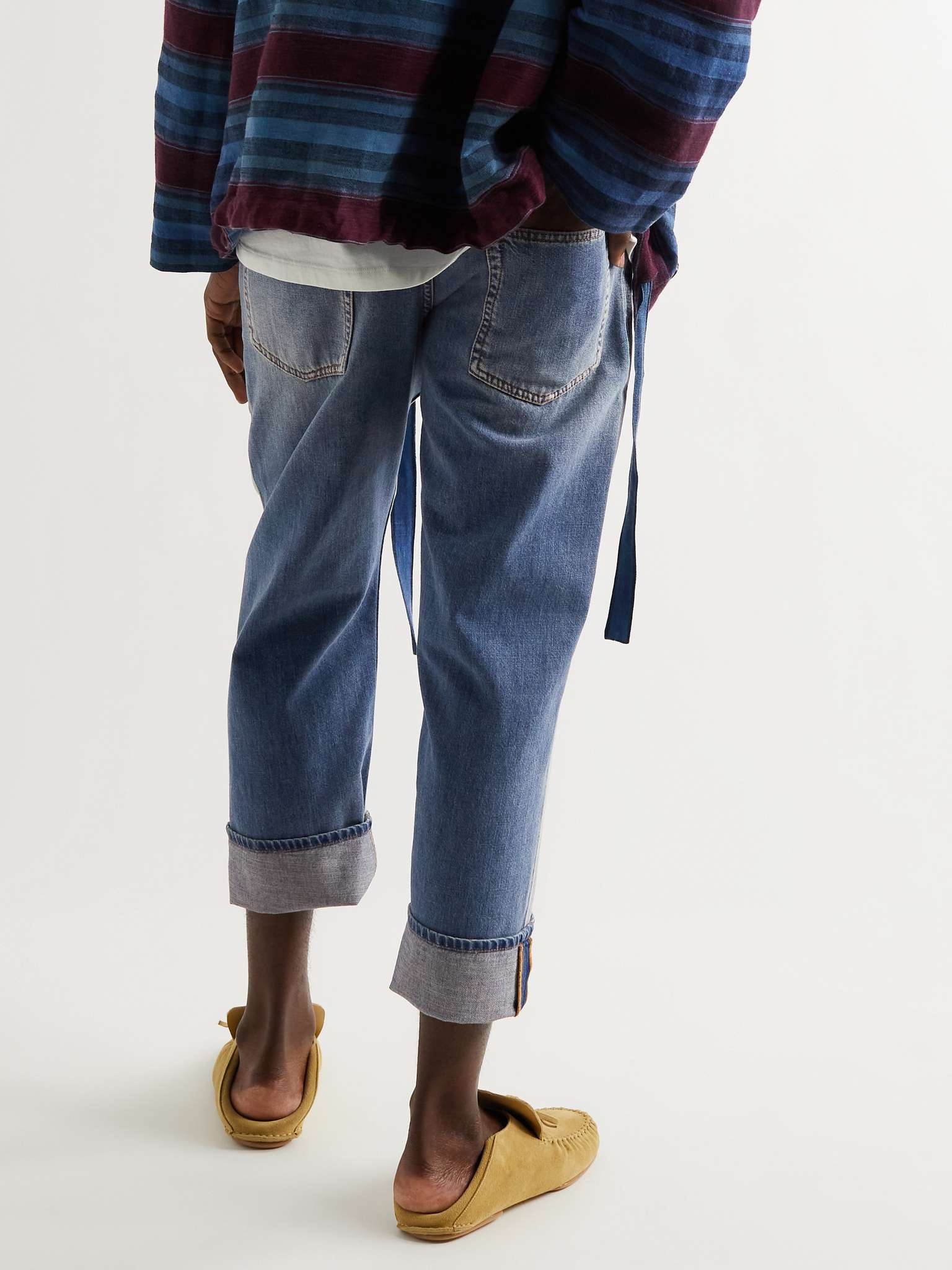 + Paula's Ibiza Two-Tone Denim Jeans - 4