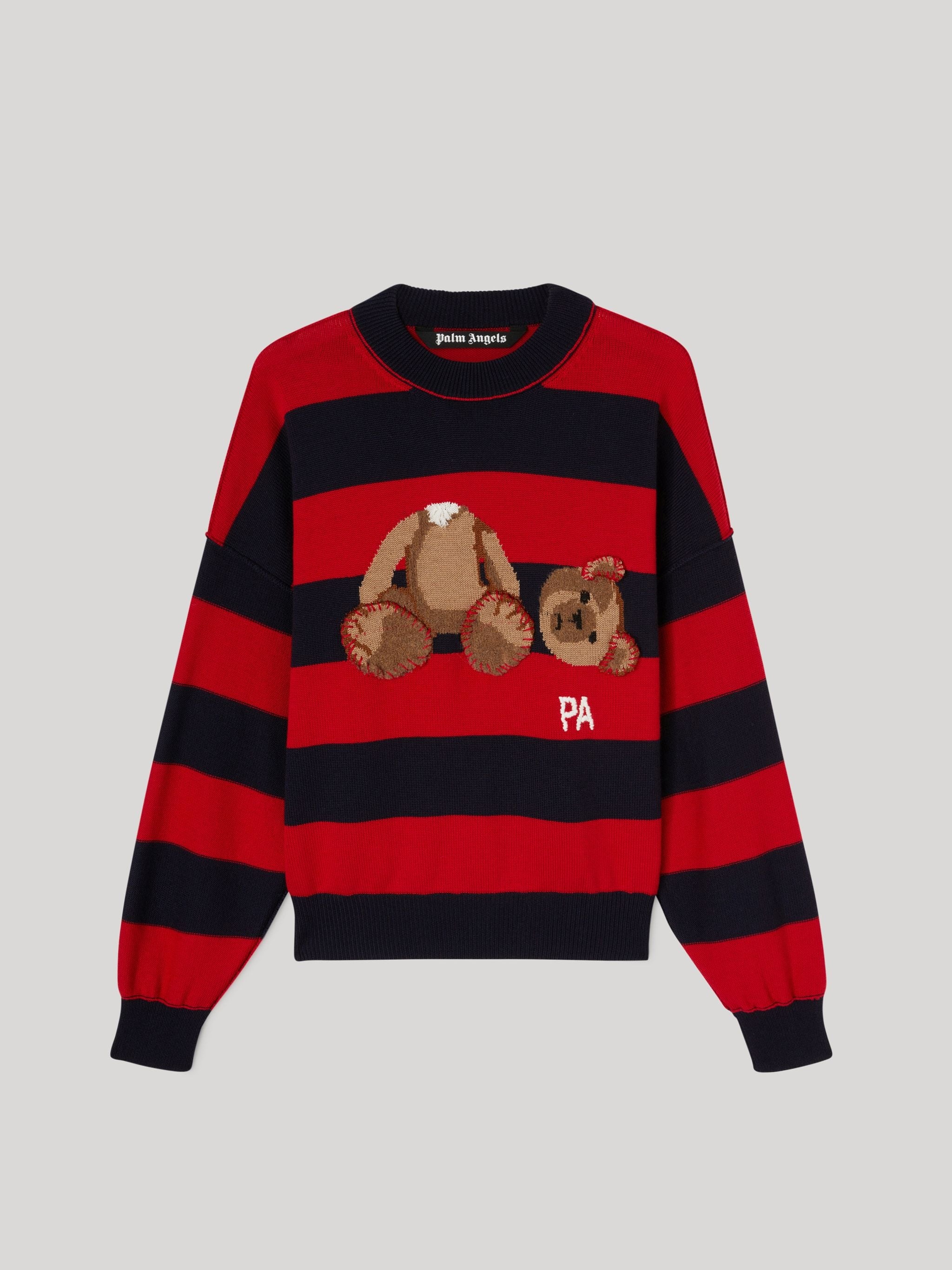 BEAR STRIPED SWEATER - 1