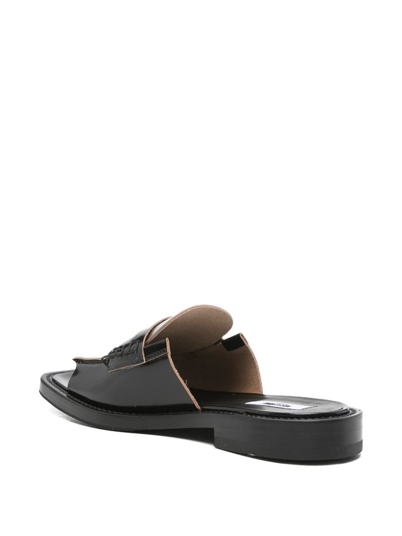 square-toe flat sandals 3