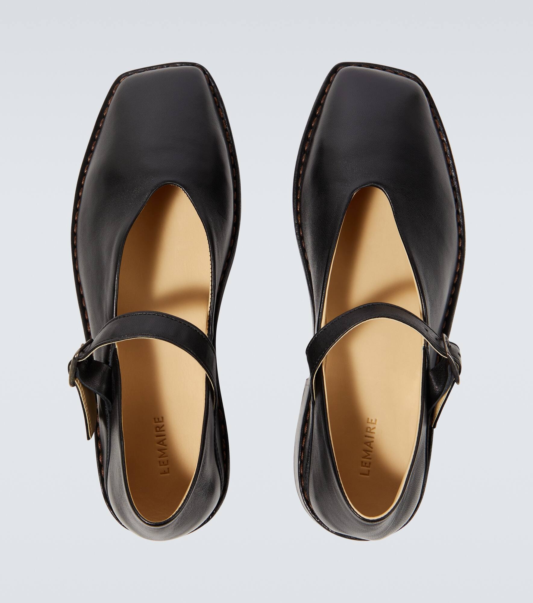 Leather slippers - 4