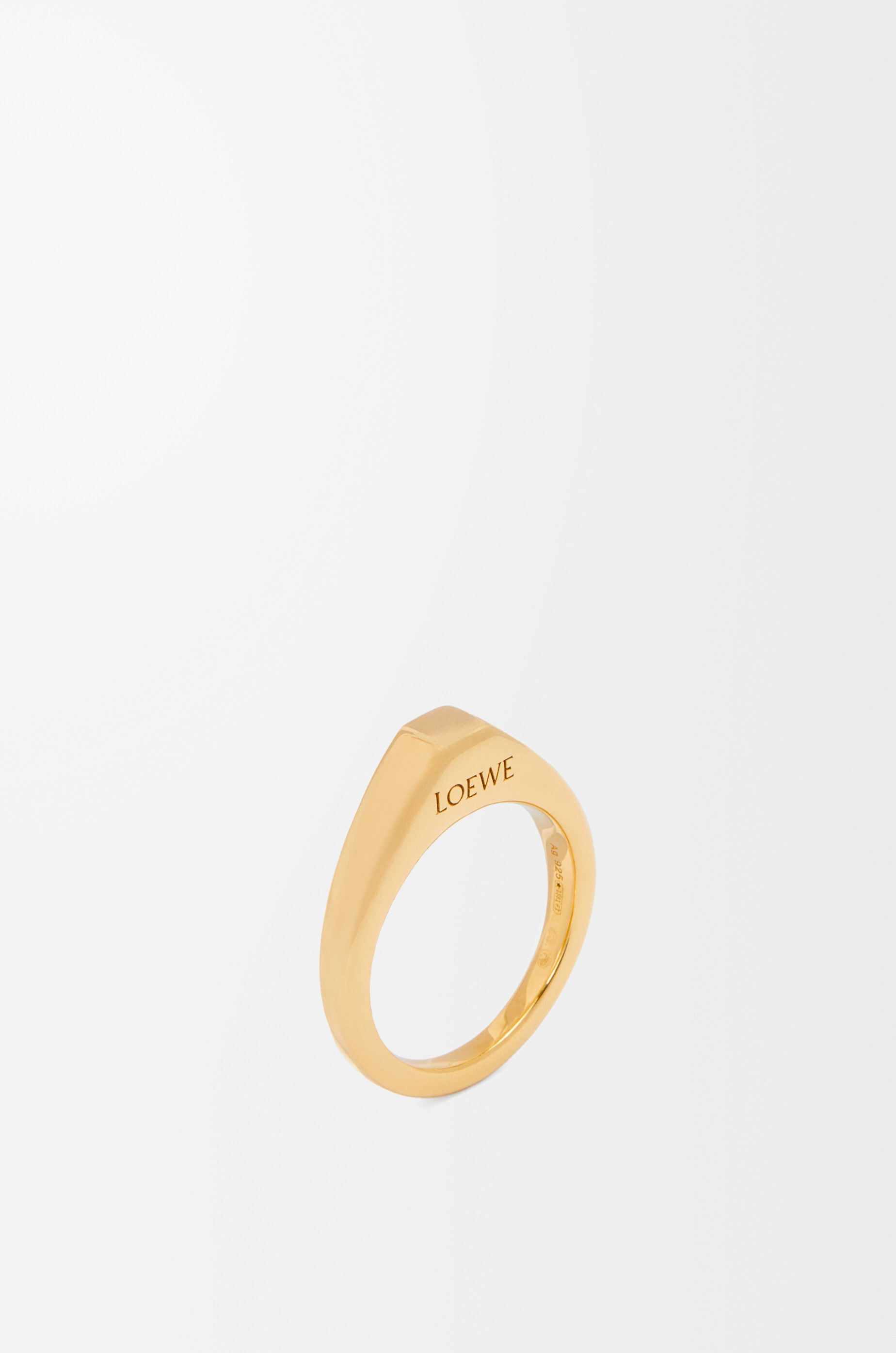 Stirrup ring in sterling silver - 2