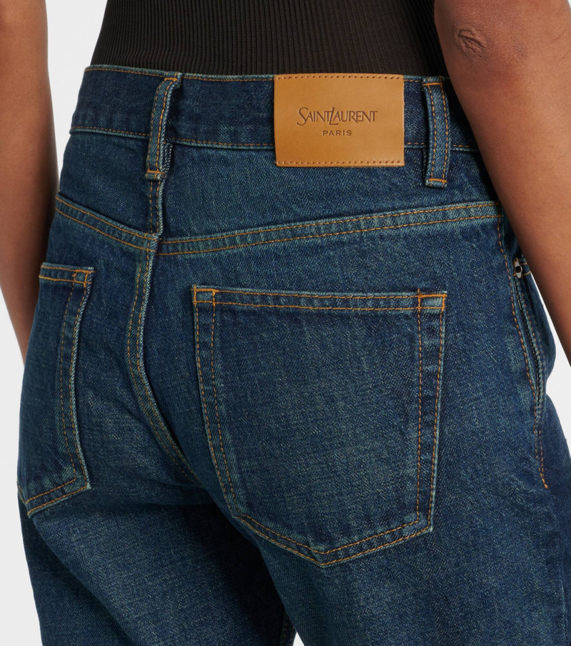 Mid-rise bootcut jeans 6