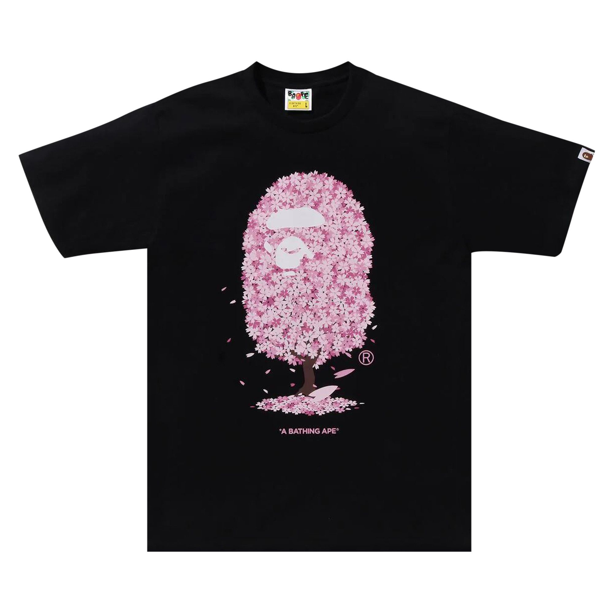 BAPE Sakura Tee 'Black' - 1