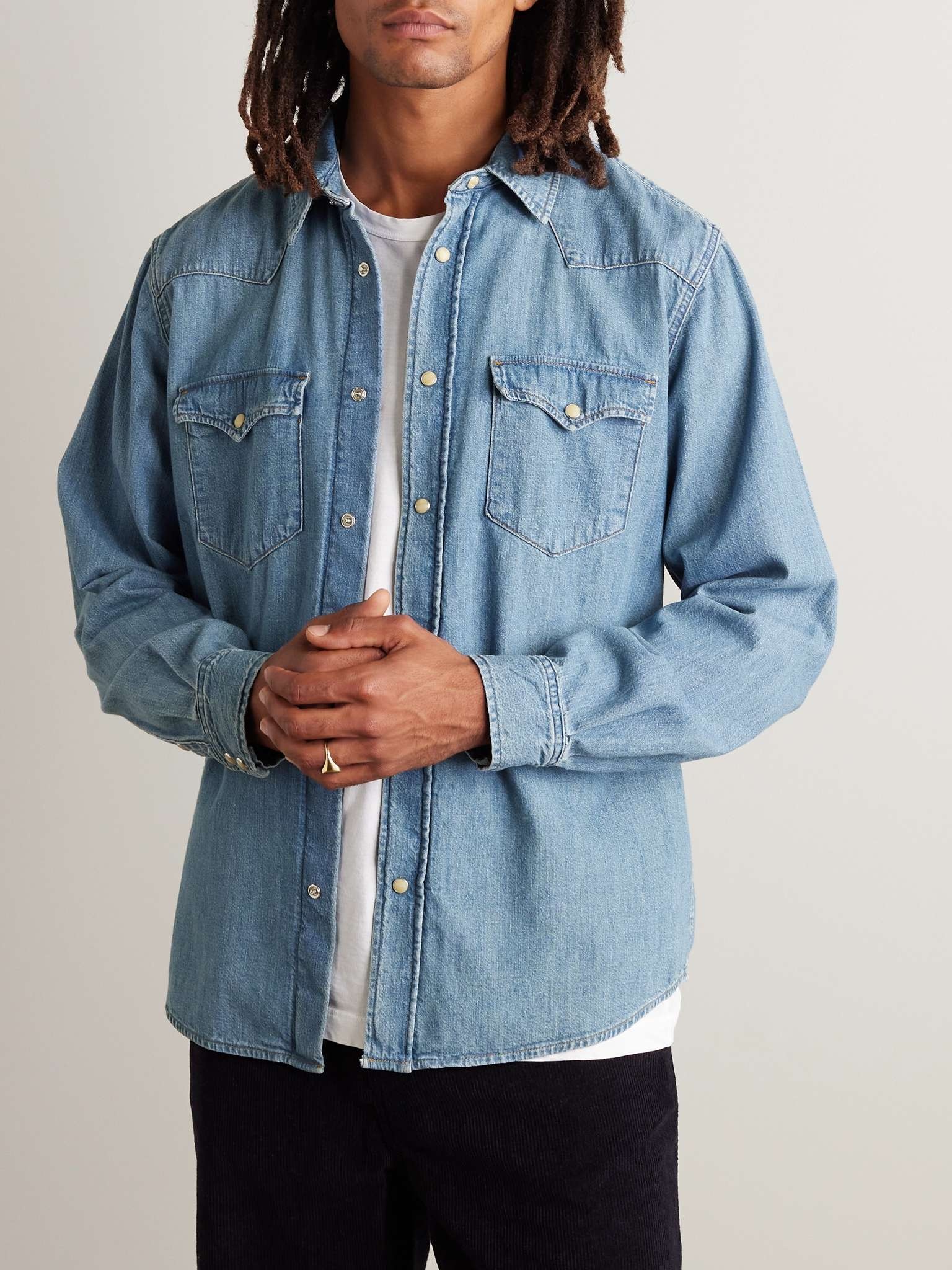 George Denim Western Shirt - 4