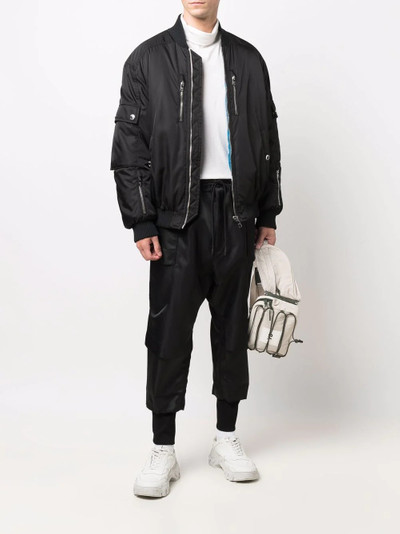 Y-3 flap-pocket tapered track pants outlook