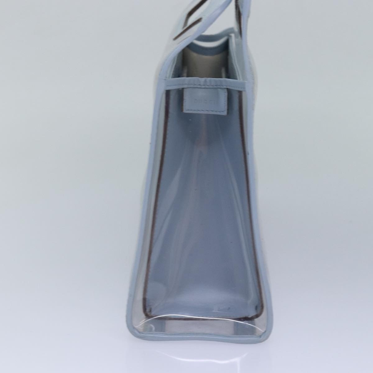 GUCCI Hand Bag Vinyl Light Blue - 4