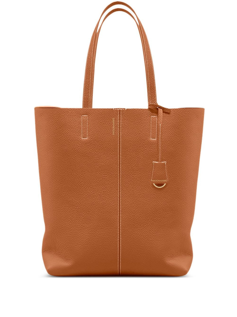 Tall Leather Soft Tote 1