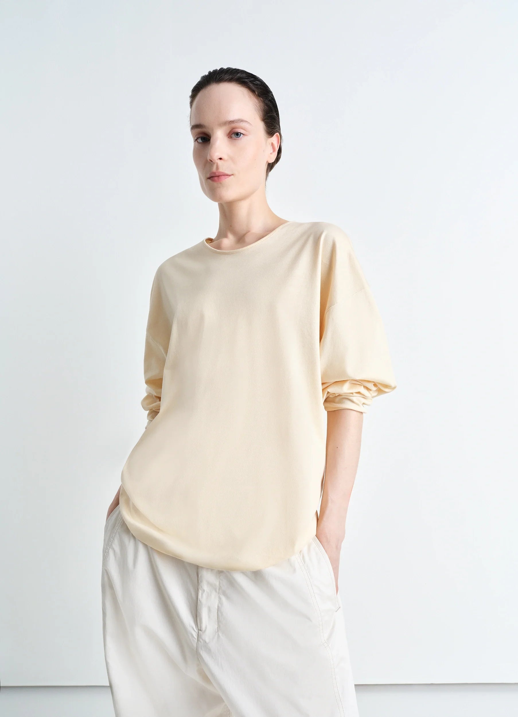 Lemaire LS RELAXED TEE | REVERSIBLE
