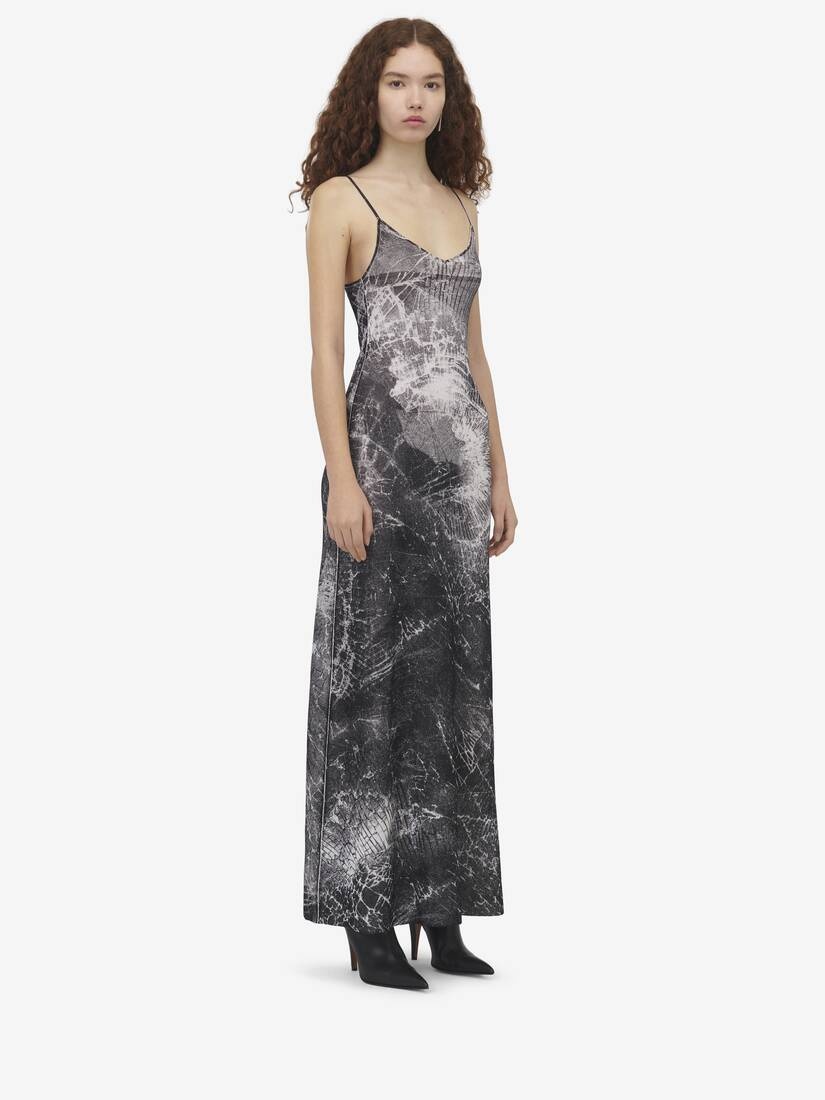 Smashed Screen Slip Dress - 2