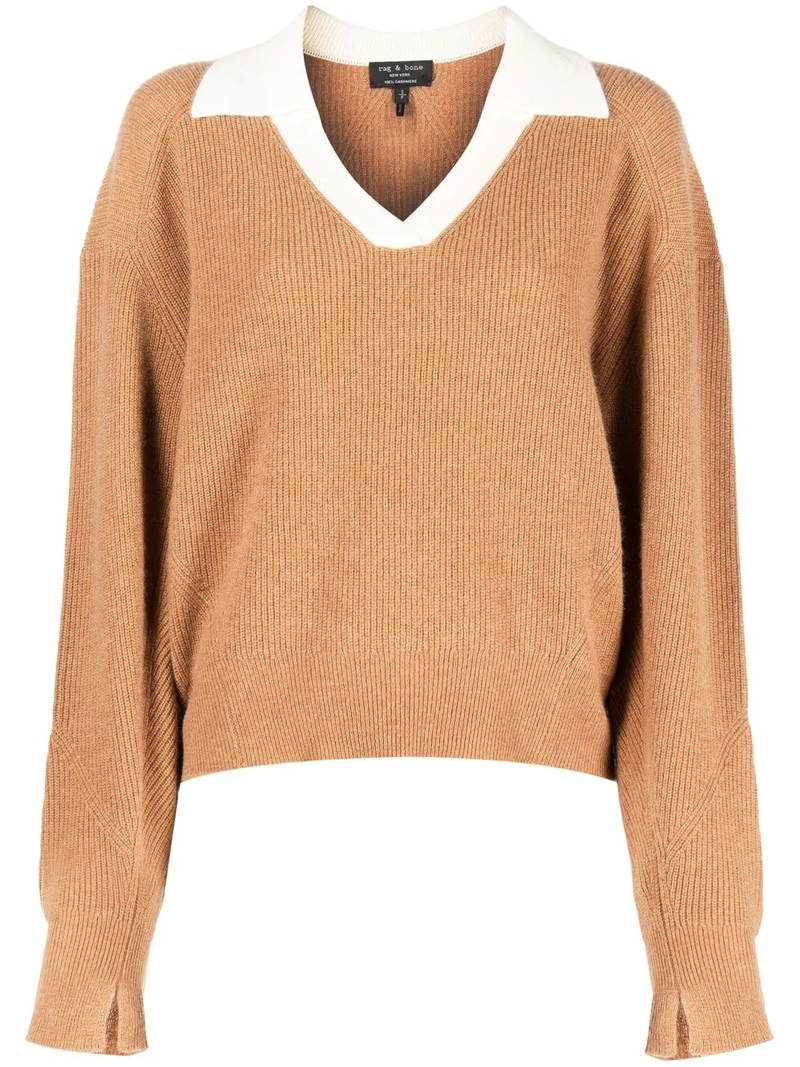 collared cashmere jumper 1