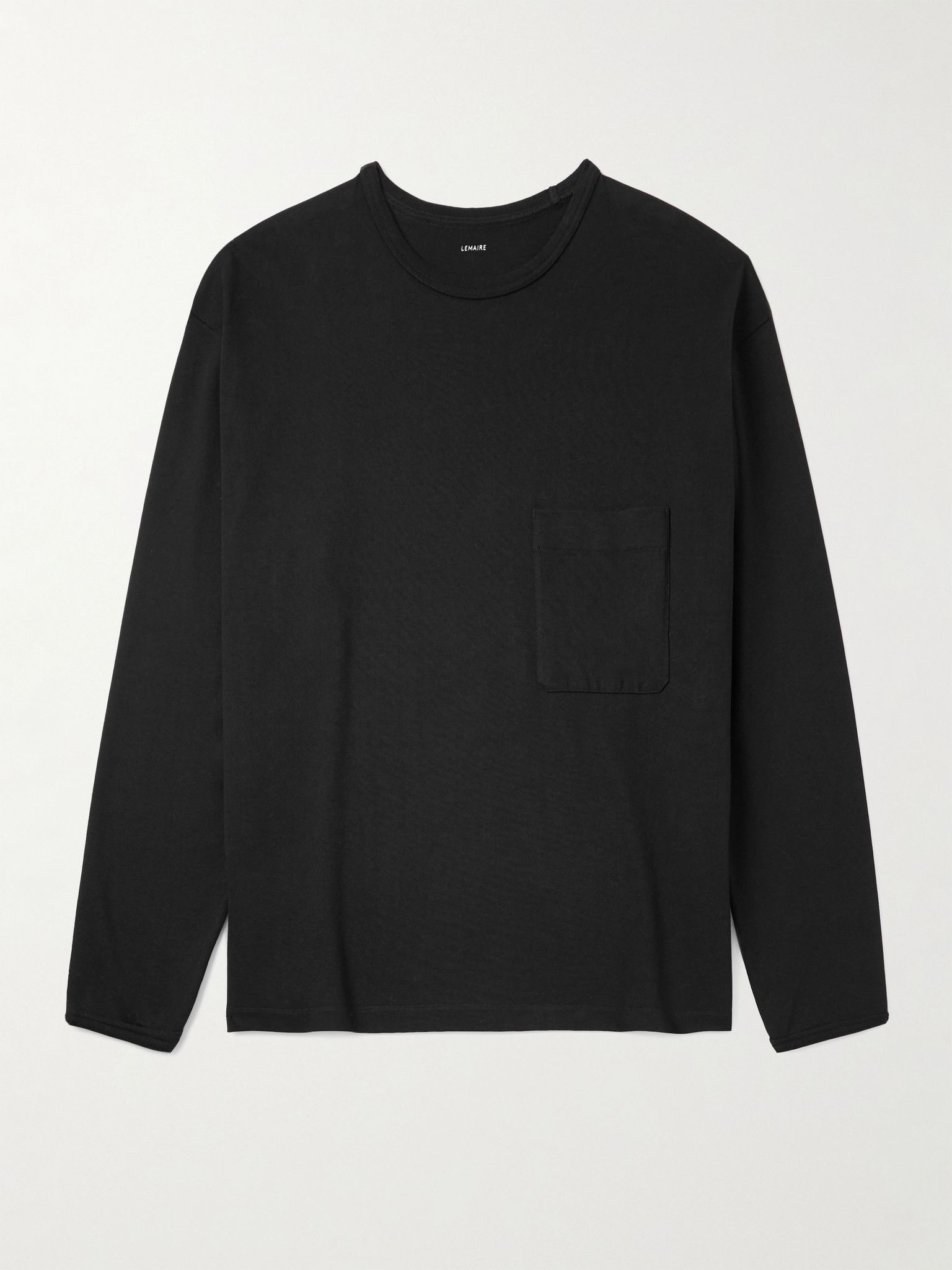 Cotton-Jersey T-Shirt Black - 1