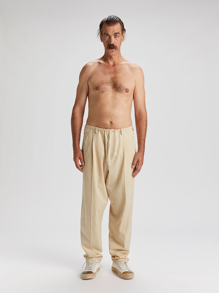 New People's Pijama Pants Dirty White - 2