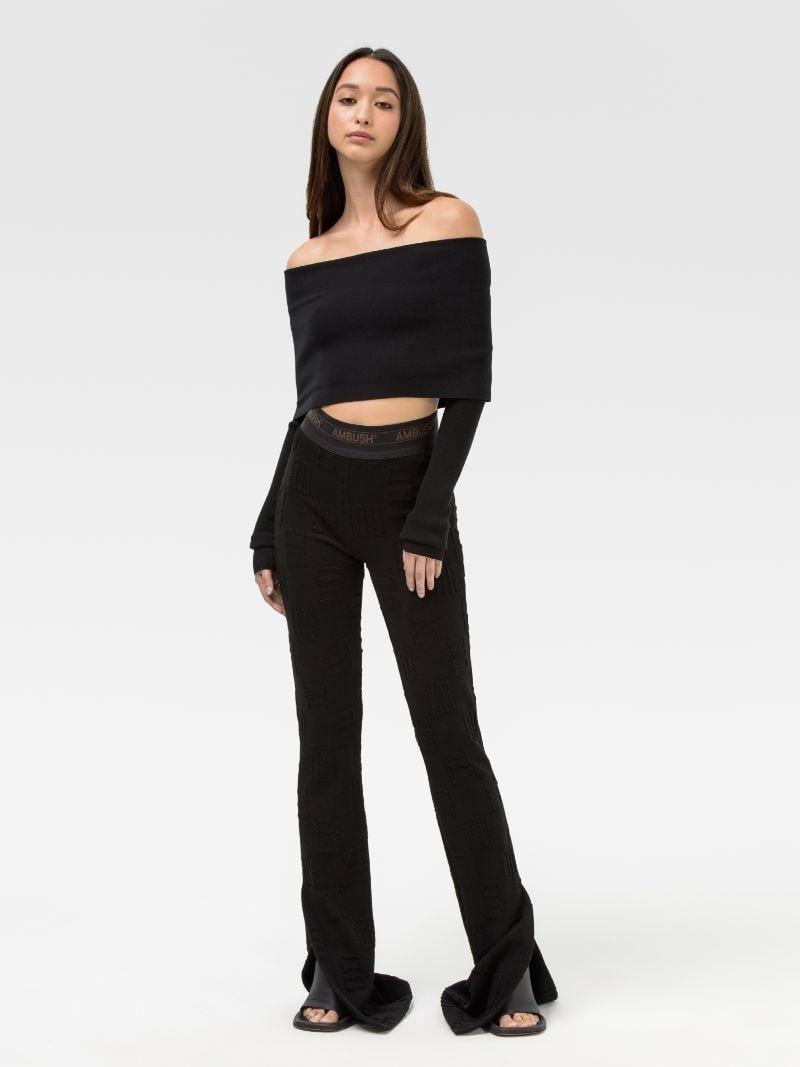 MONOGRAM FLARE LEGGINGS - 2