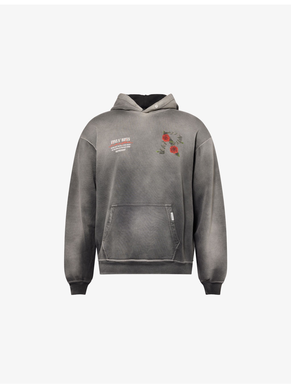 Represent x Guns N' Roses Exclusive Tour Printed Cotton-Jersey Hoody - 1