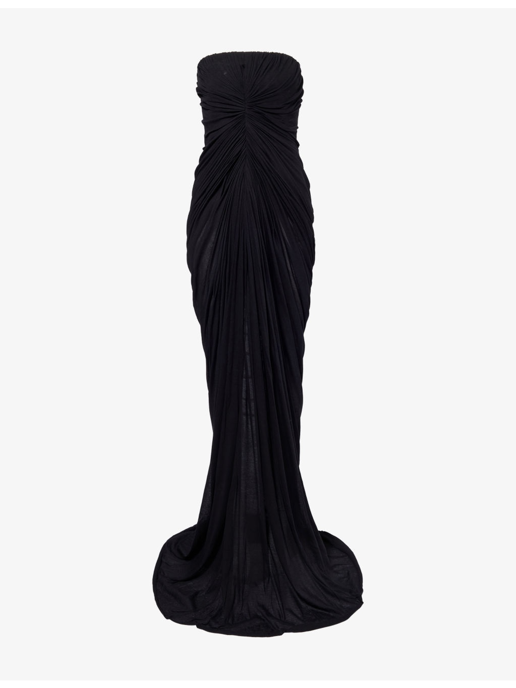 Radiance Bustier Gathered Cotton-Jersey Maxi Gown - 1