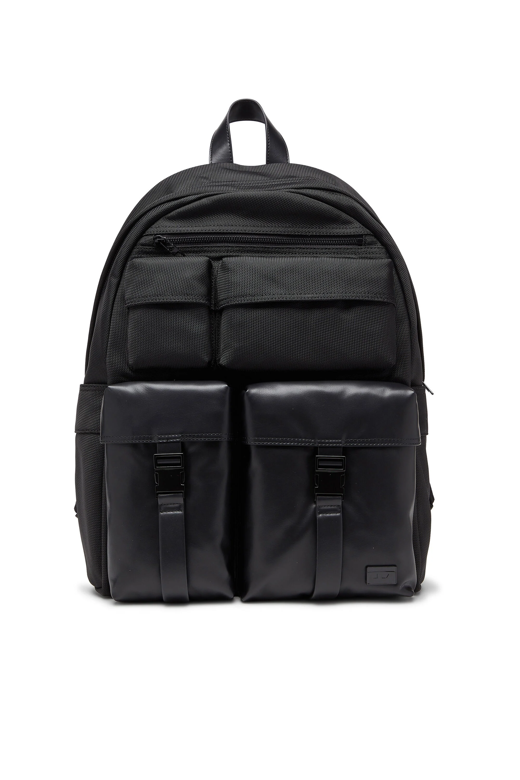 MULTI-PKTS - BACKPACK IN NYLON WITH FRONT POCKETS - 1