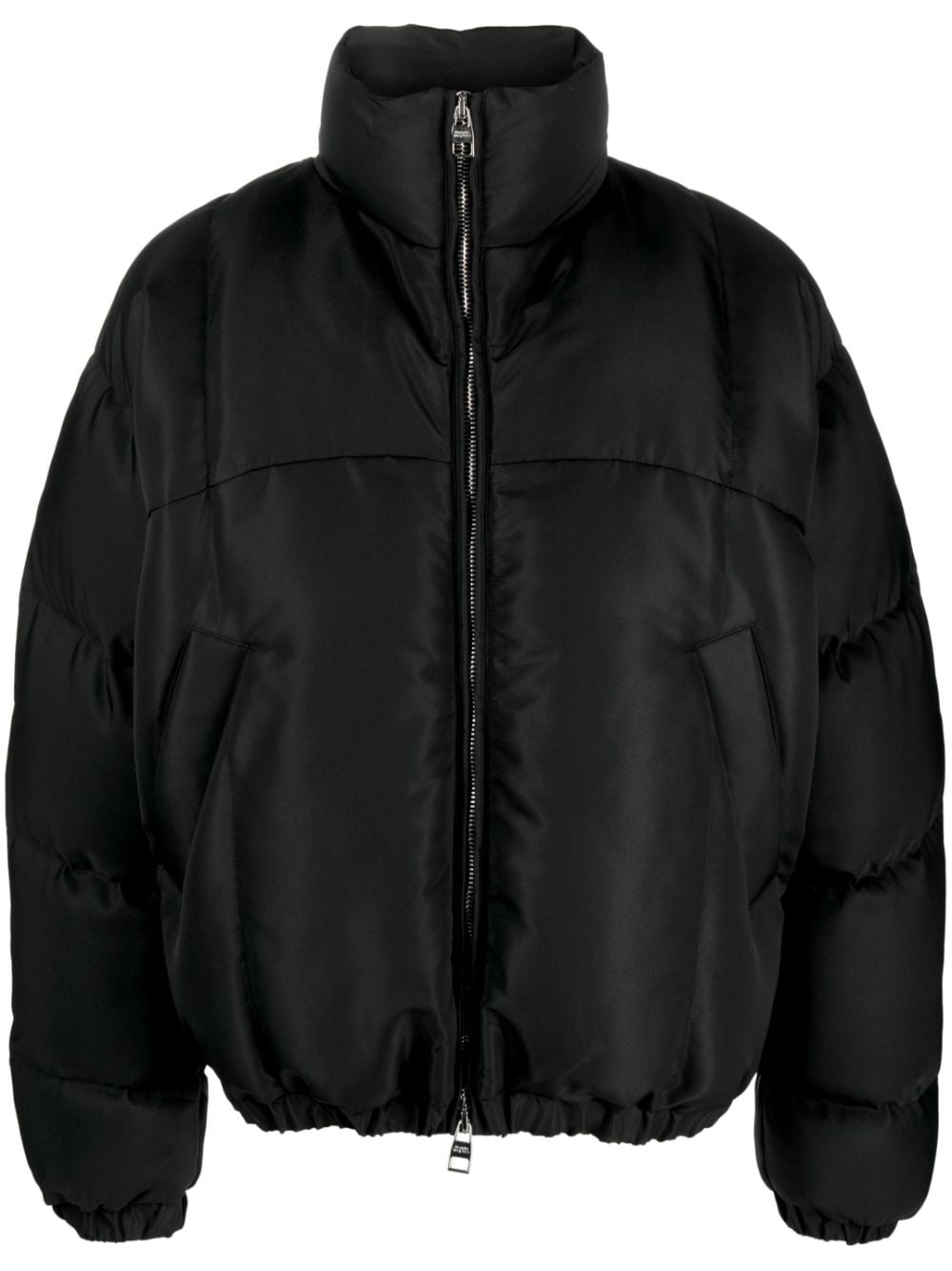 funnel-neck padded jacket - 1