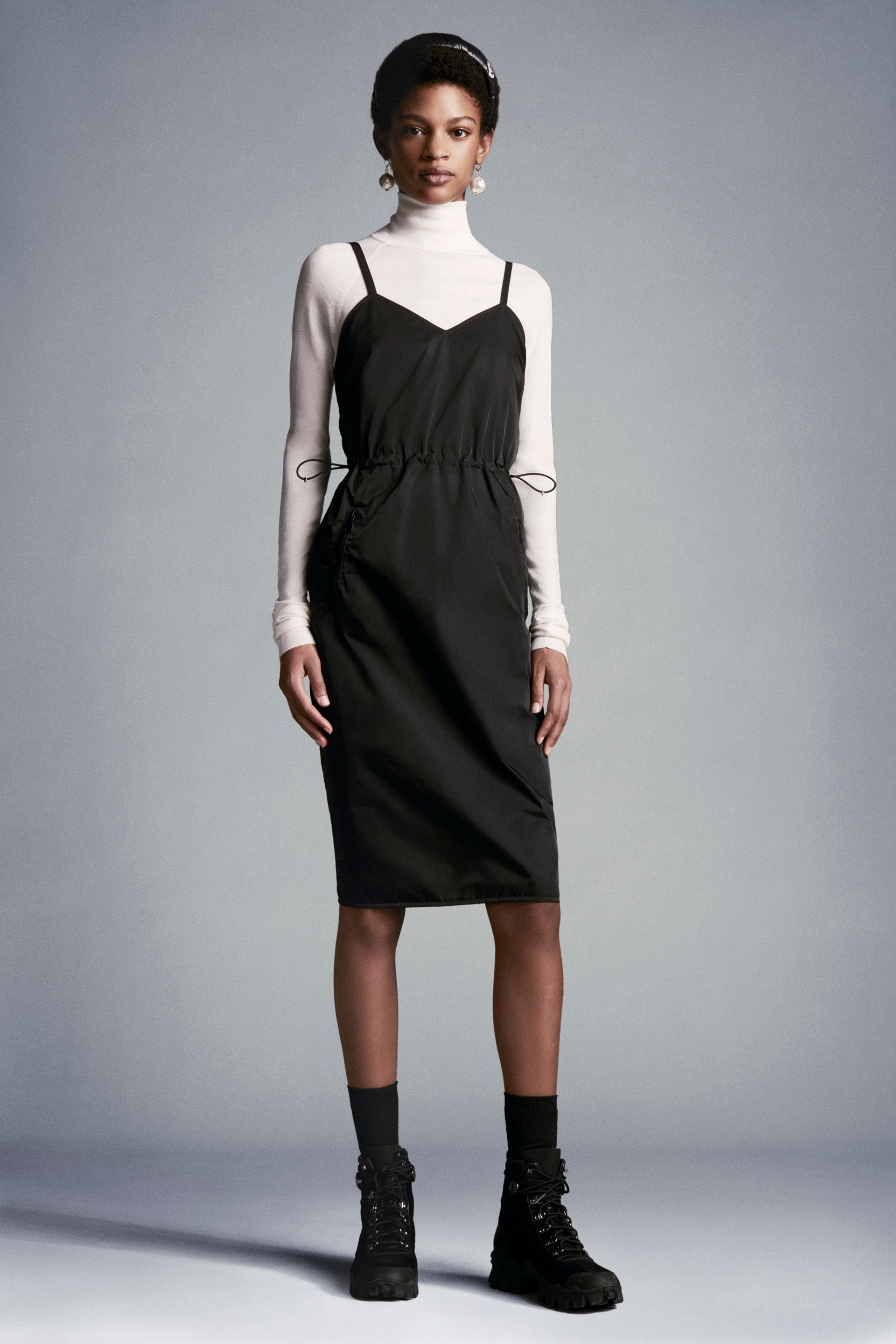 Thin Shoulder Straps Dress - 2