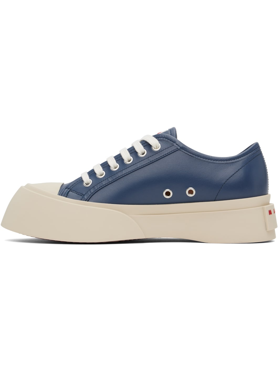 Navy Nappa Leather Pablo Sneakers - 3