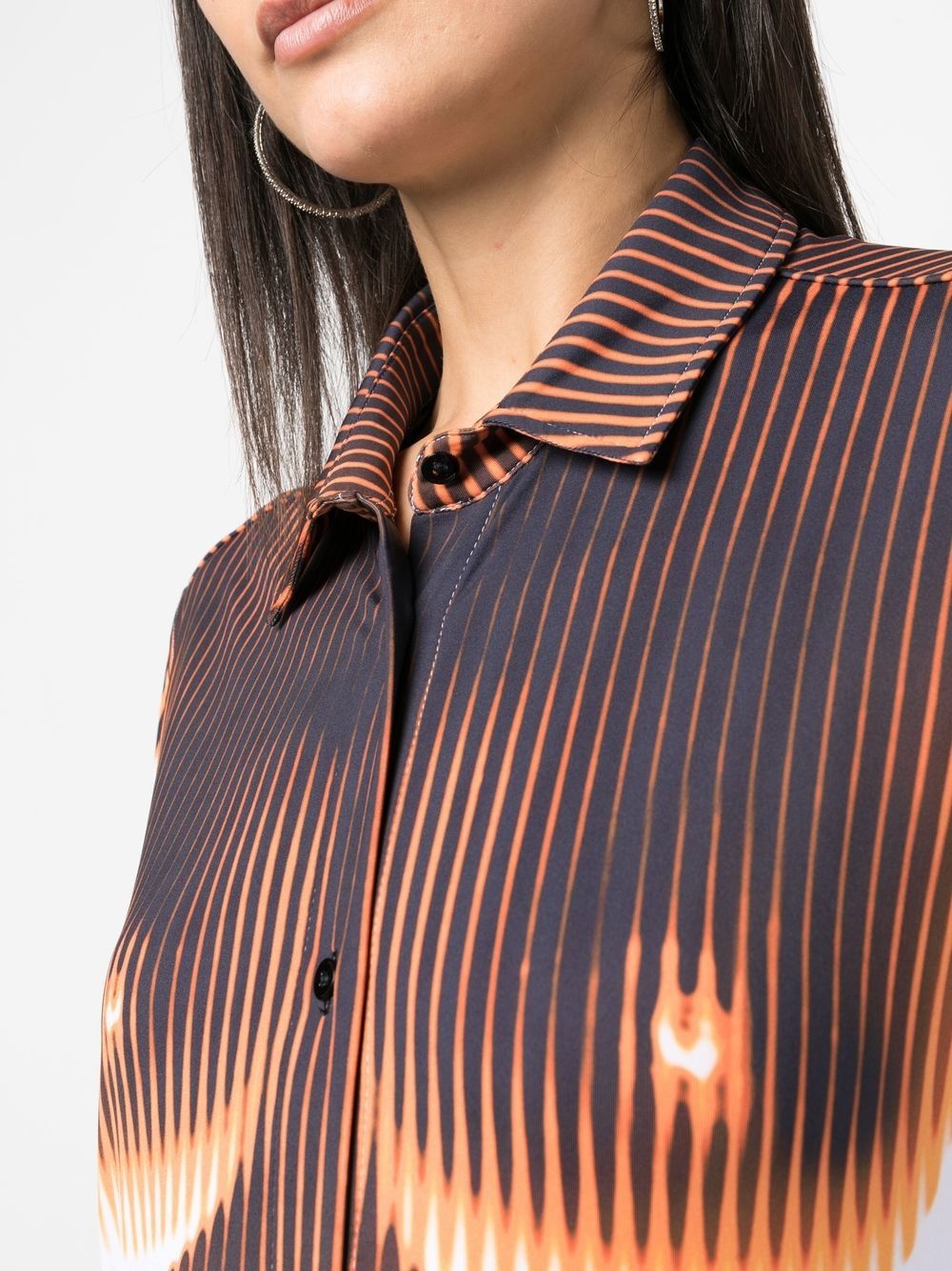 graphic-print long-sleeve shirt - 5