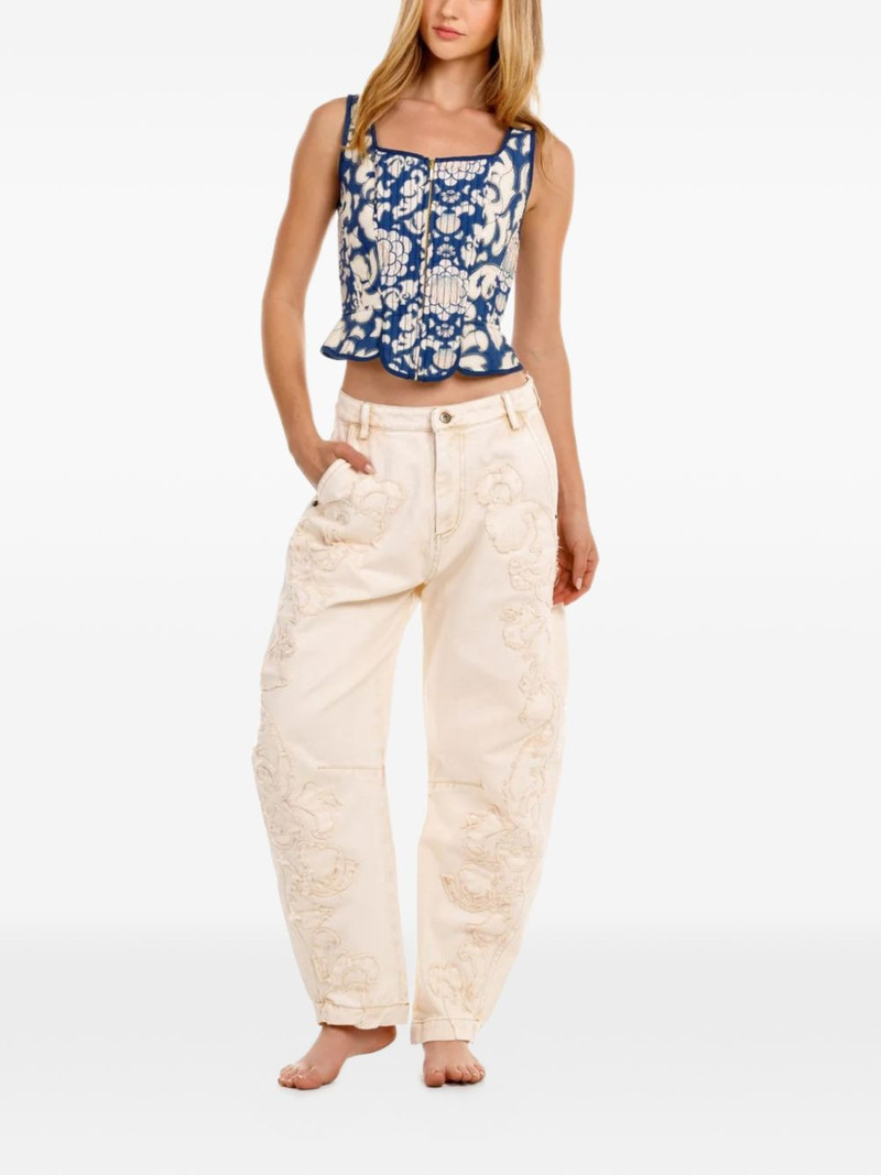 Agua by Agua Bendita Sereia Sinclair cropped top outlook