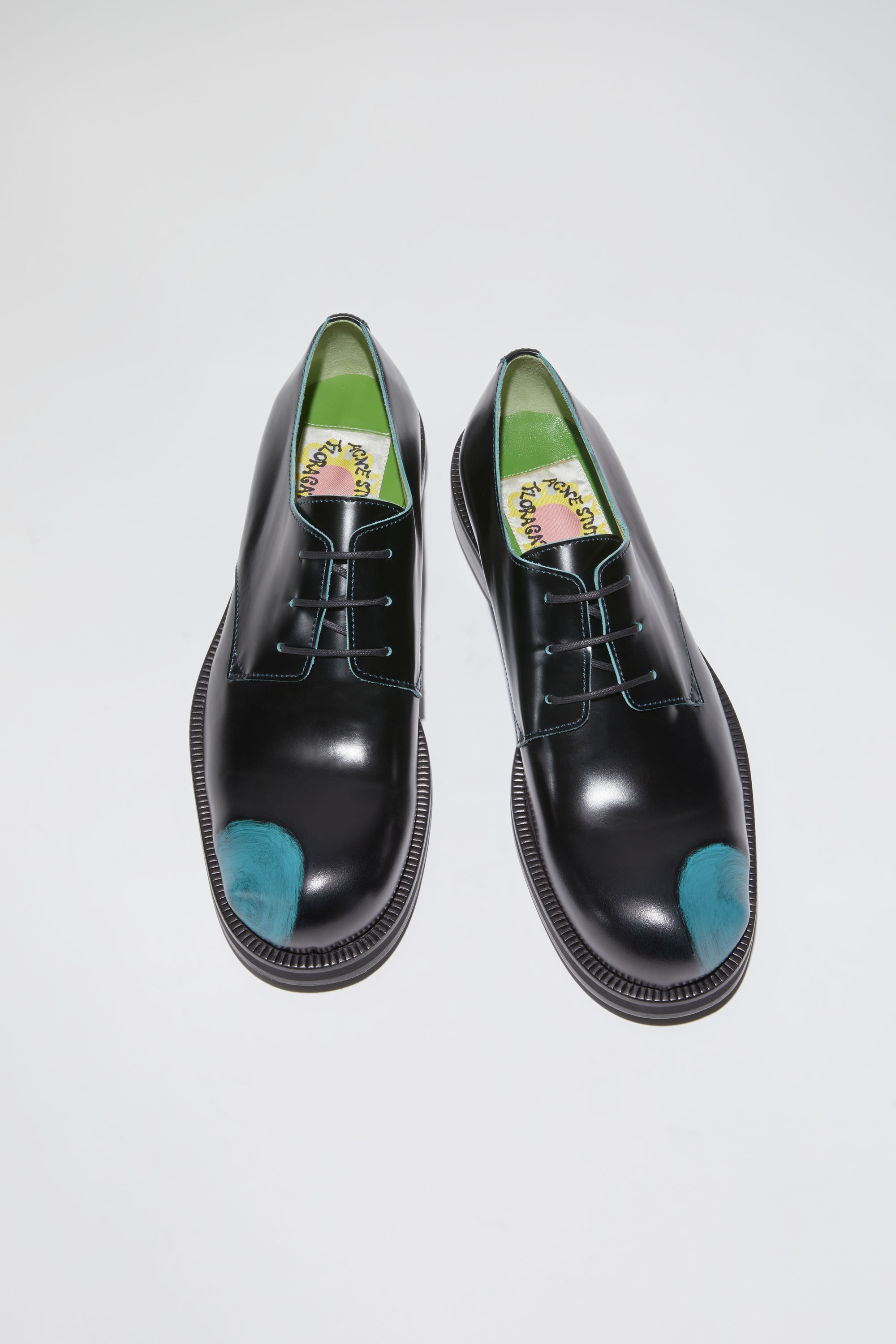 Acne studios アクネ leather Derby shoes Acne Studios Leather Derby Shoes | Black | FARFETCH