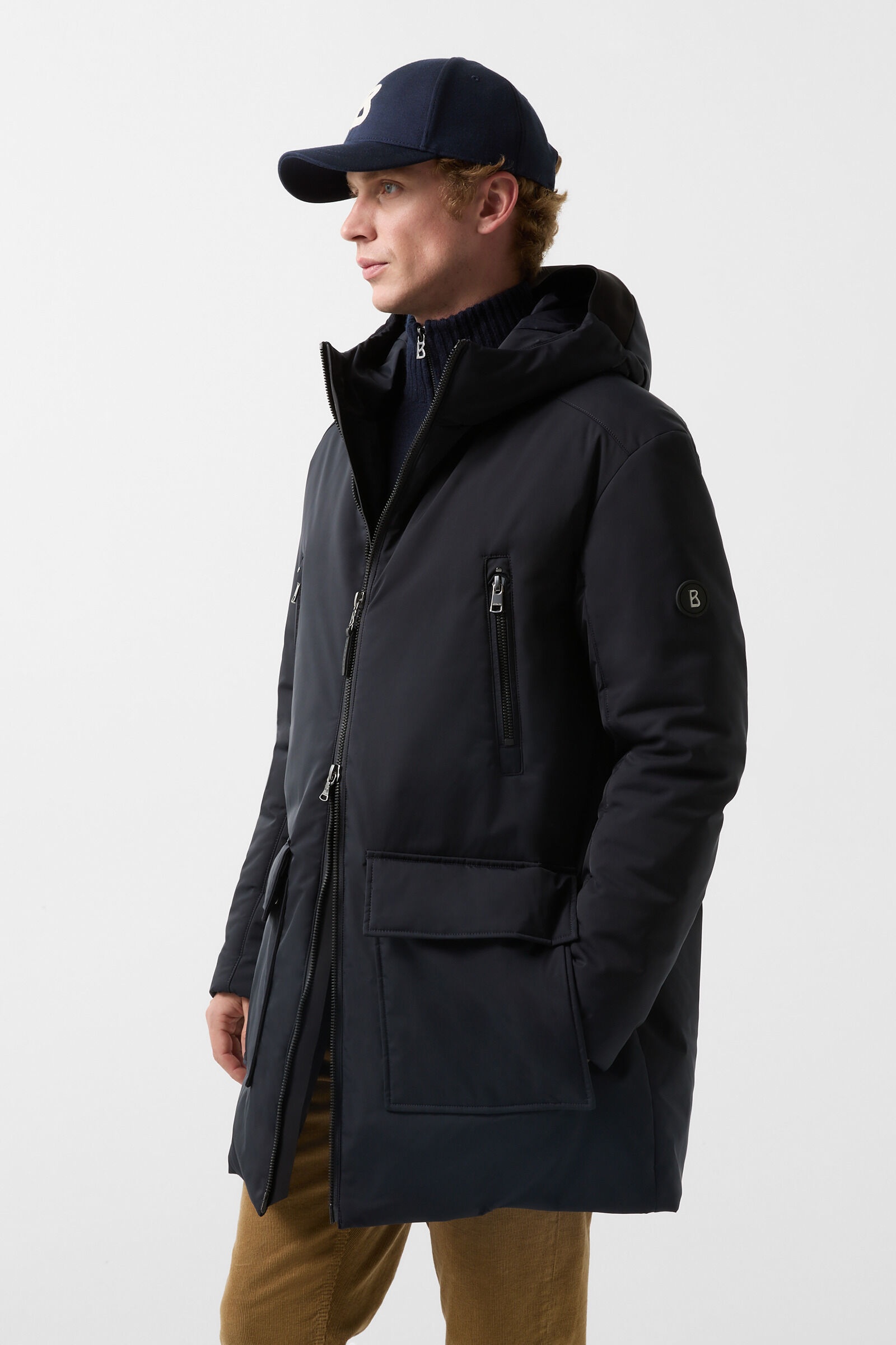 Janis Down parka in Navy blue - 2