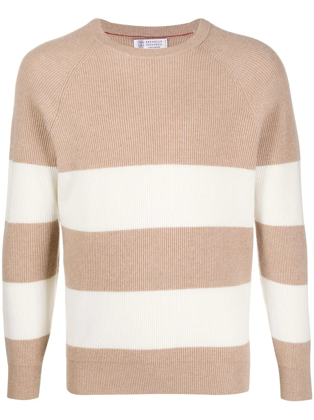 horizontal stripe knitted jumper - 1