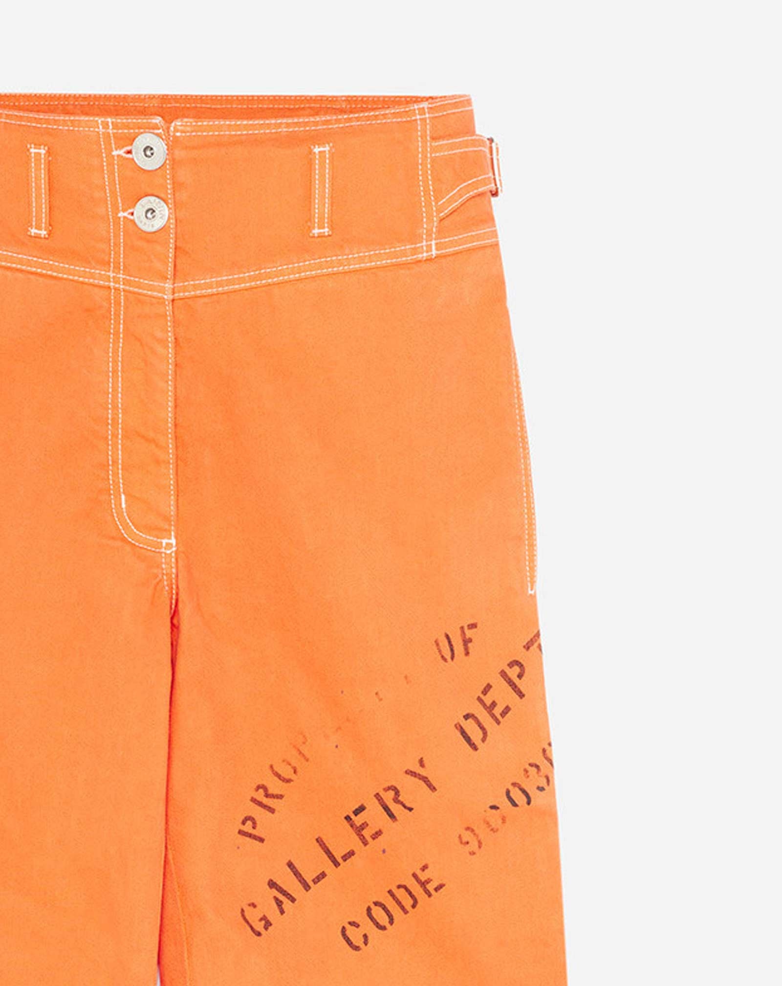 GALLERY DEPT. X LANVIN HIGH-WAISTED DENIM PANTS - 4