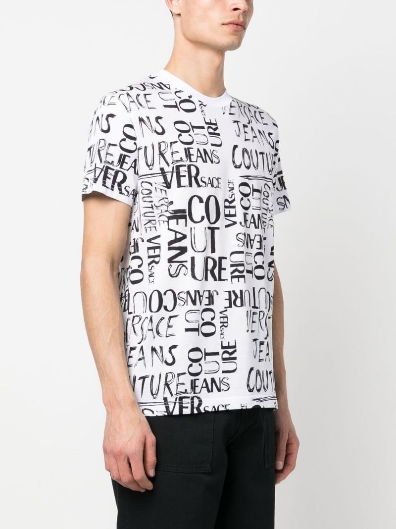 logo lettering T-shirt - 3