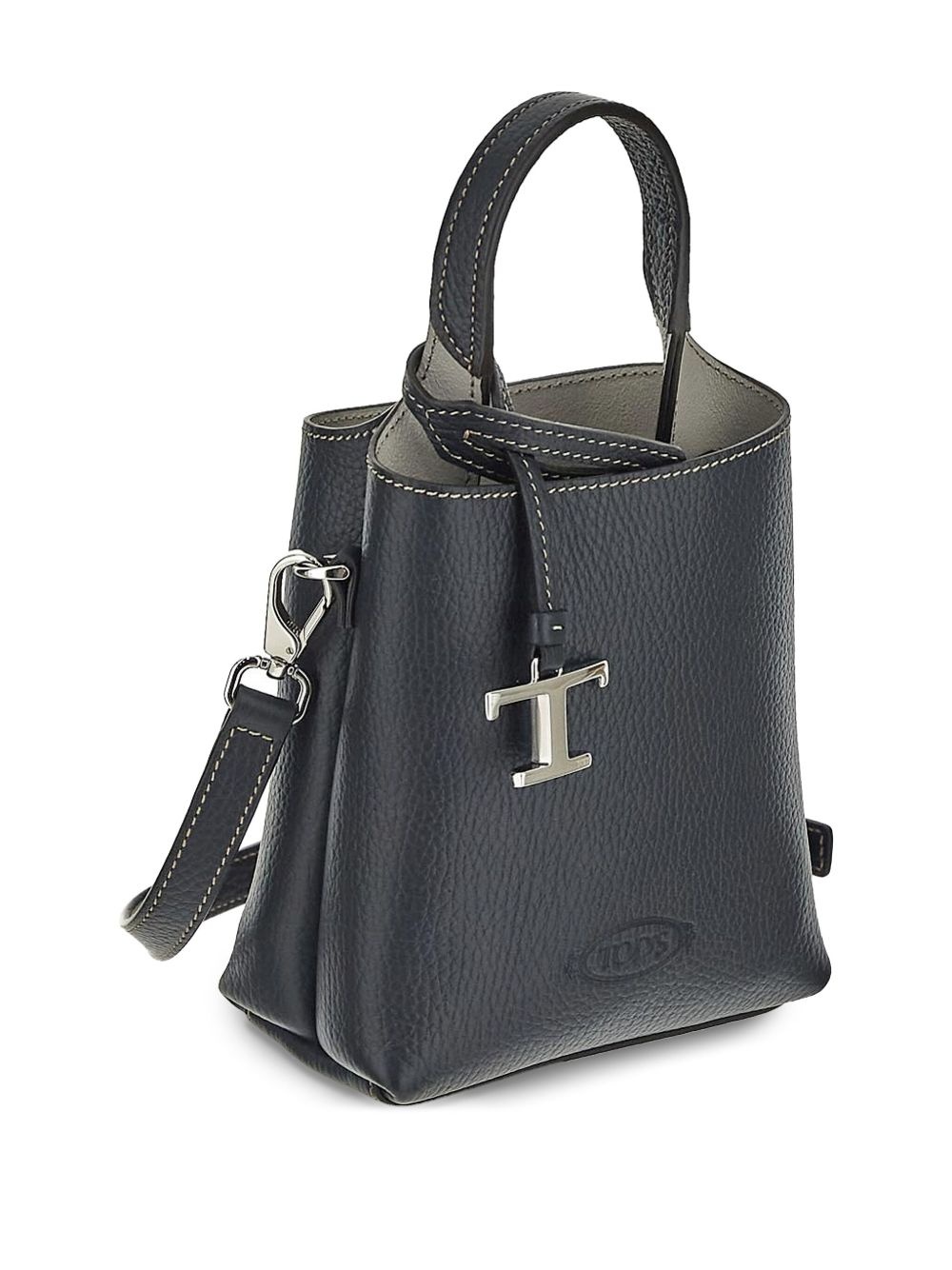 leather tote bag - 3