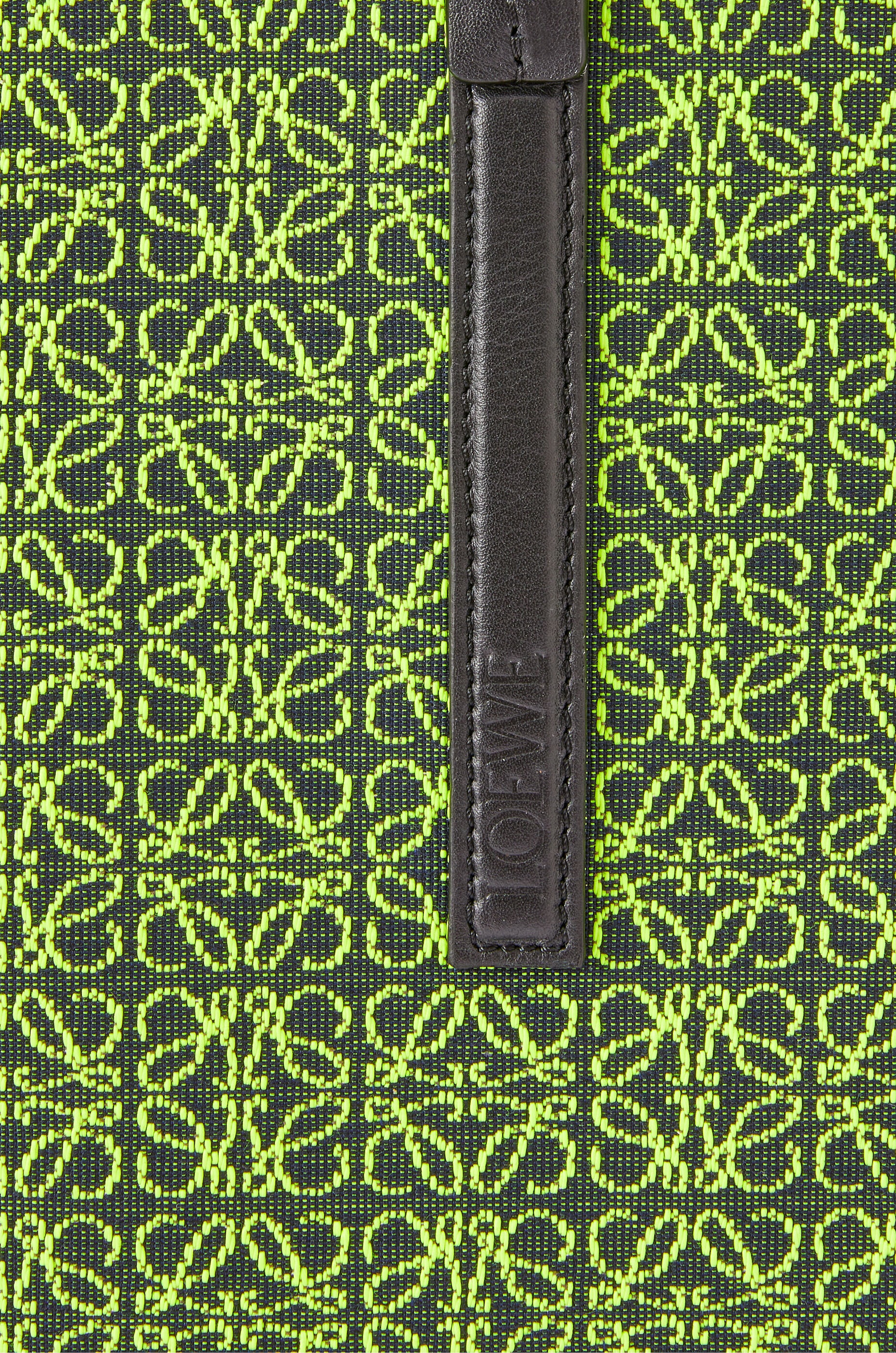 T Tote bag in Anagram jacquard and calfskin - 6