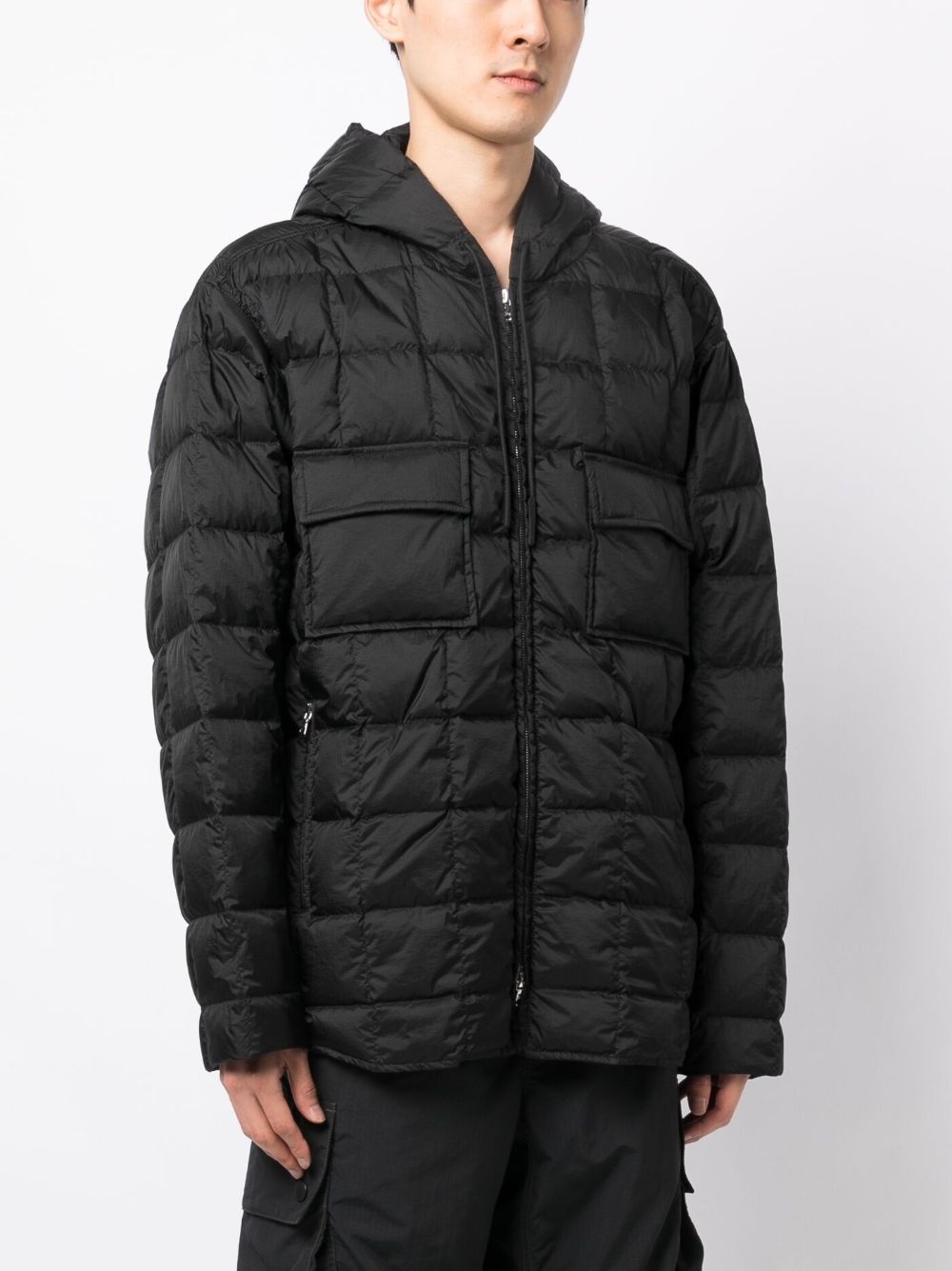 padded hooded jacket - 3