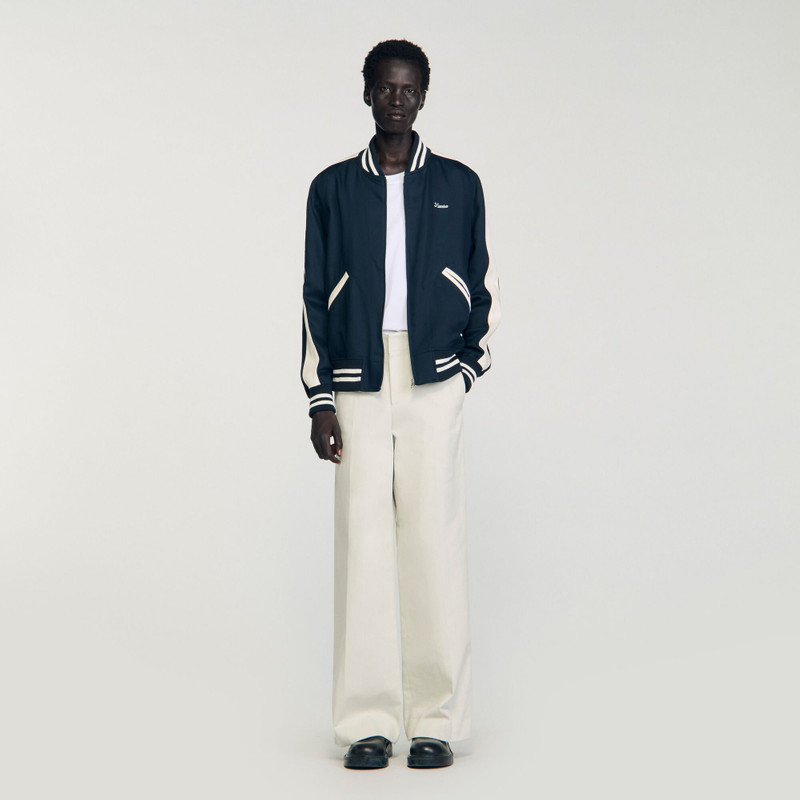 Sandro ZIP-UP VARSITY JACKET outlook