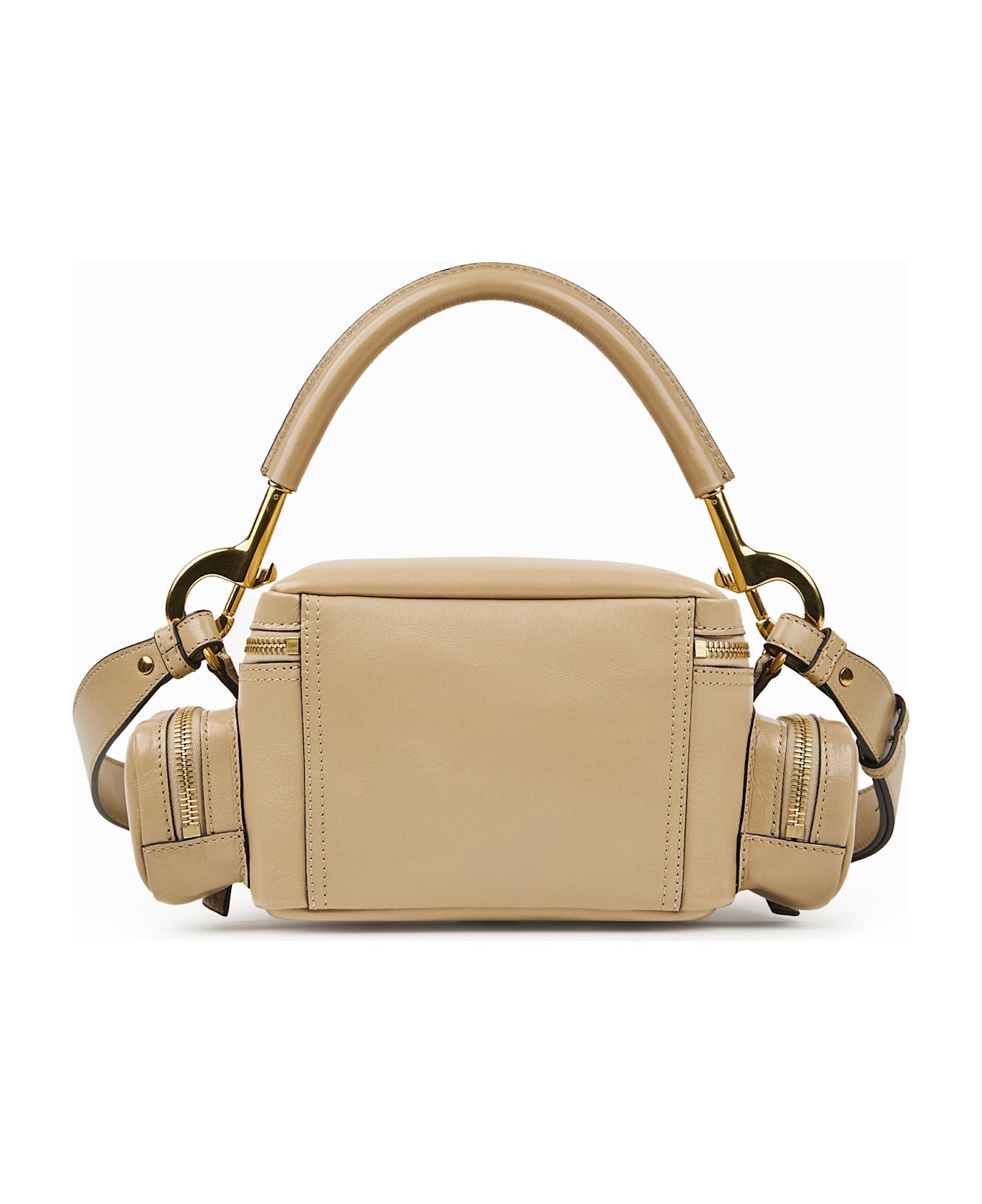 Small Camera Bag In Shiny Leather - 2