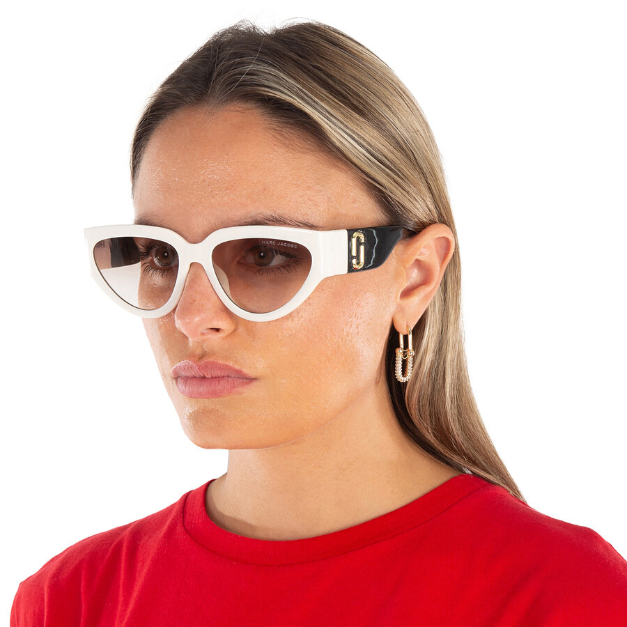 Marc Jacobs Brown Gradient Cat Eye Ladies Sunglasses MARC 645/S 0CCP/HA 57 - 2