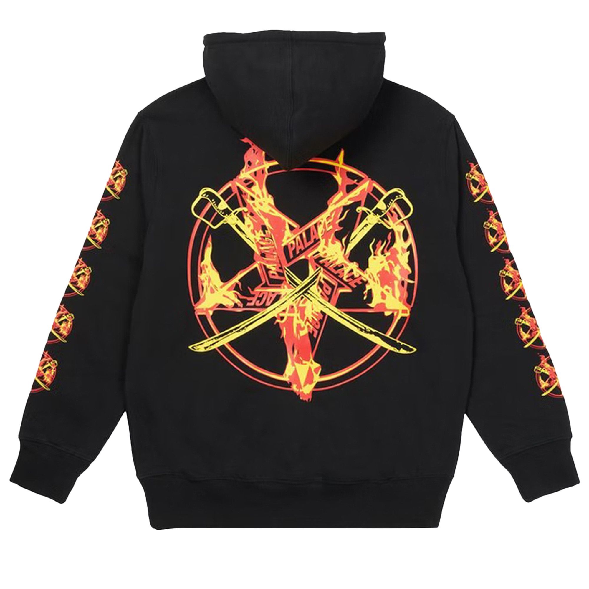 Palace Flamed Hood 'Black' - 2