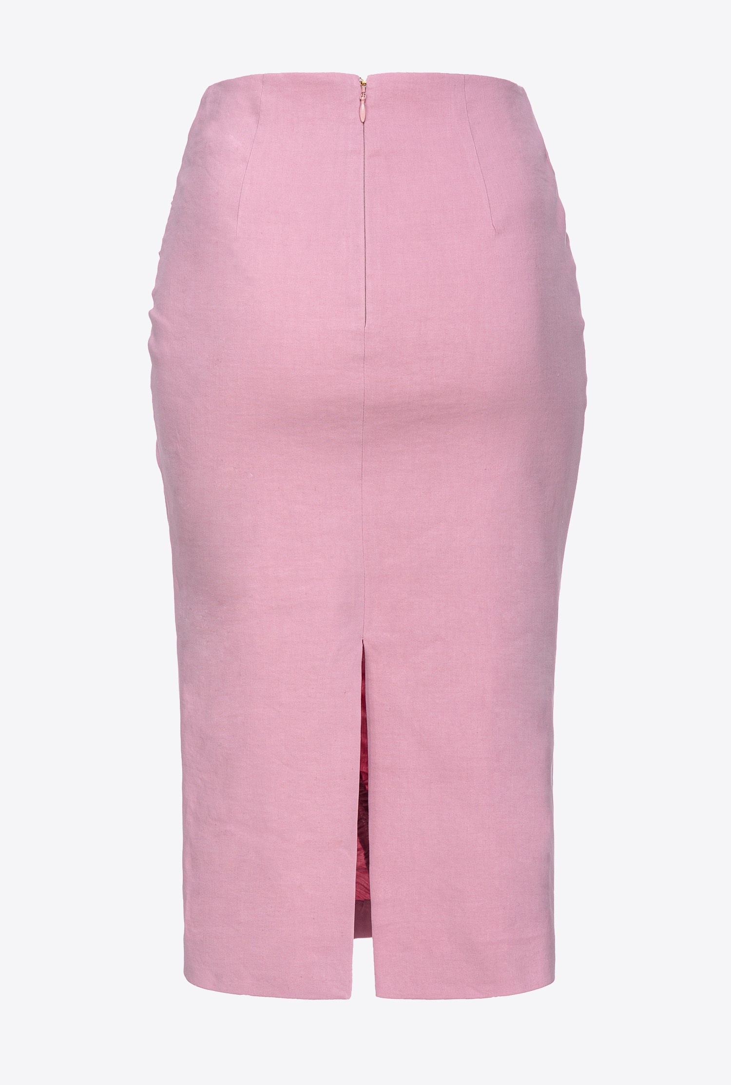 LINEN CALF-LENGTH SKIRT - 6