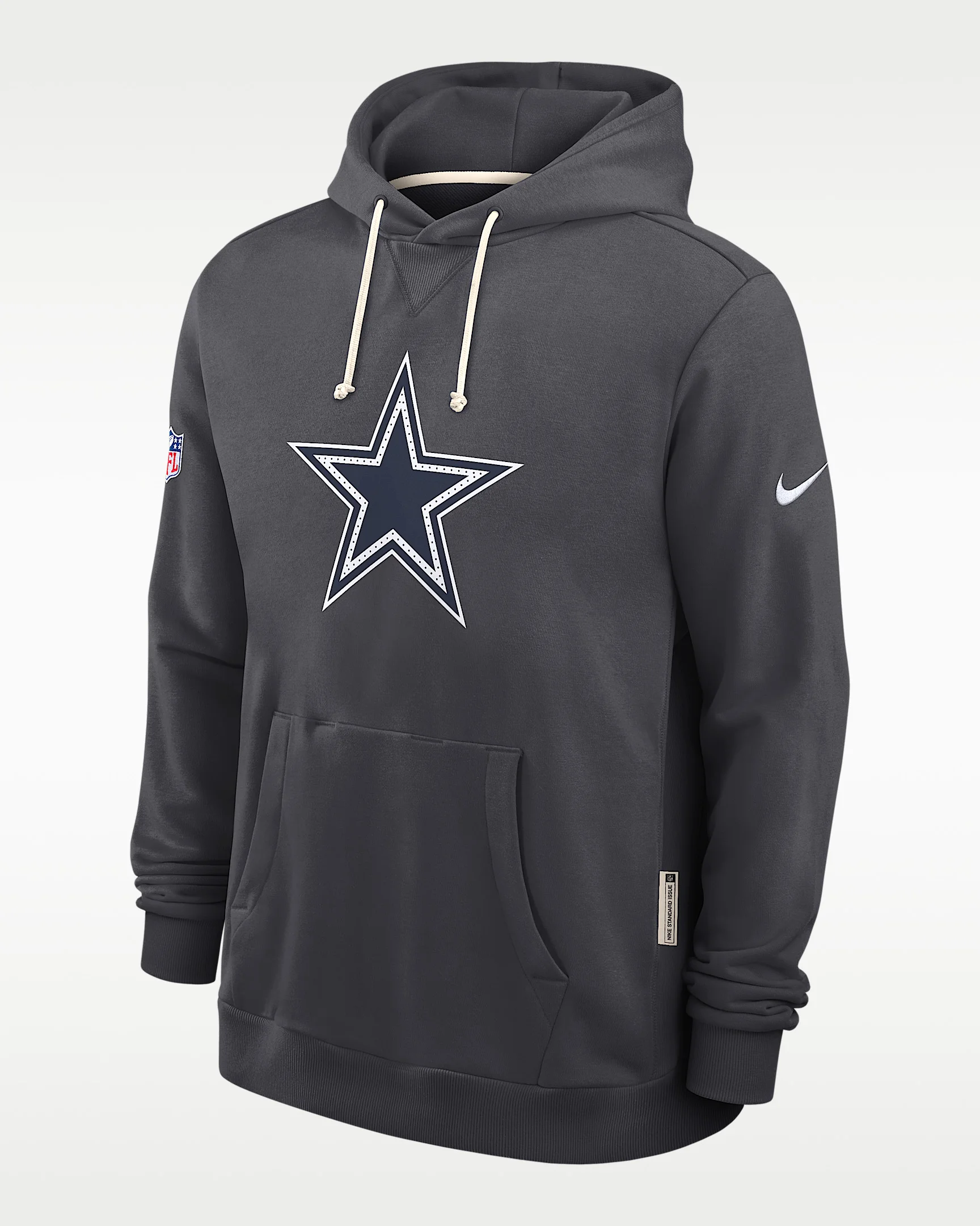 Dallas Cowboys Initial Home Sideline Men's Nike Dri-FIT NFL Pullover Hoodie - 1