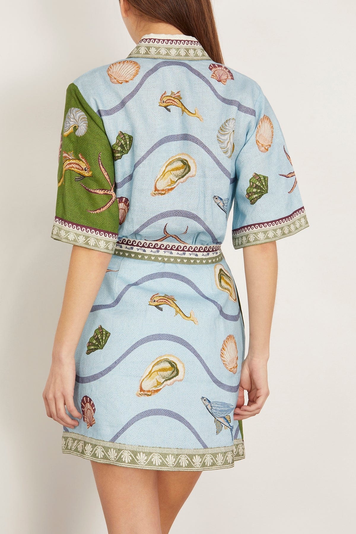 Bath House Mini Dress in Multi - 4