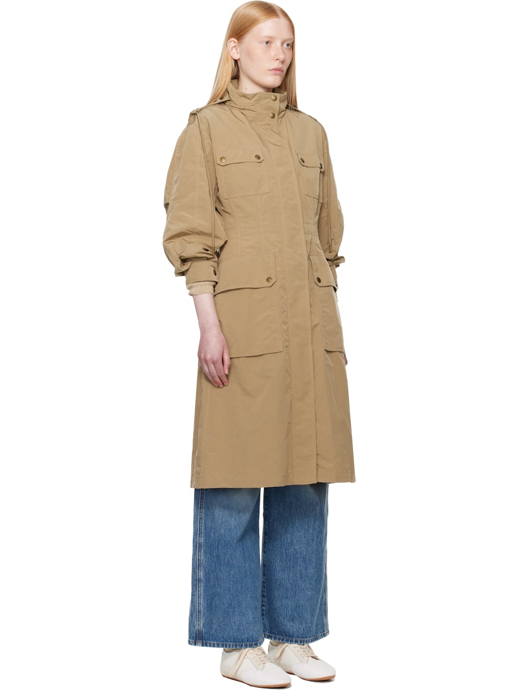 Tan Nantes Parka Coat - 2