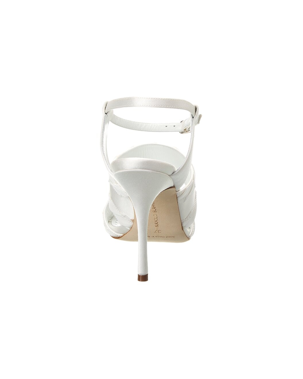 Manolo Blahnik Janada 105 Satin Sandal - 3