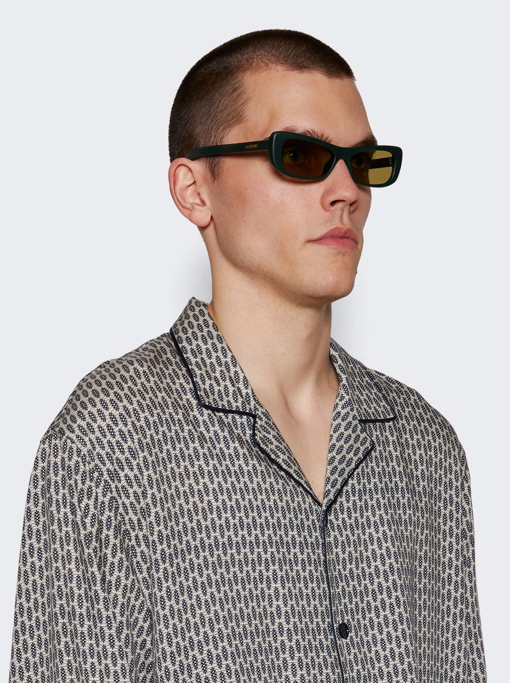 X Jacquemus Capri Sunglasses Dark Green - 3